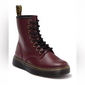 Dr Martens Zavala cherry red T lamper Airwair women’s size 8 New in box!!